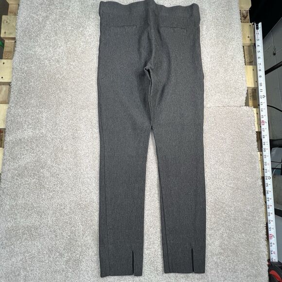 ECI NY Women Casual Pants L Heather Gray Stretch Textured Pull Up - Picture 6 of 6